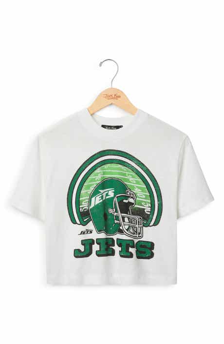 New York Jets Game Time Crop Graphic T-Shirt