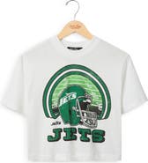 Junk Food New York Jets Game Time Crop Graphic T-Shirt