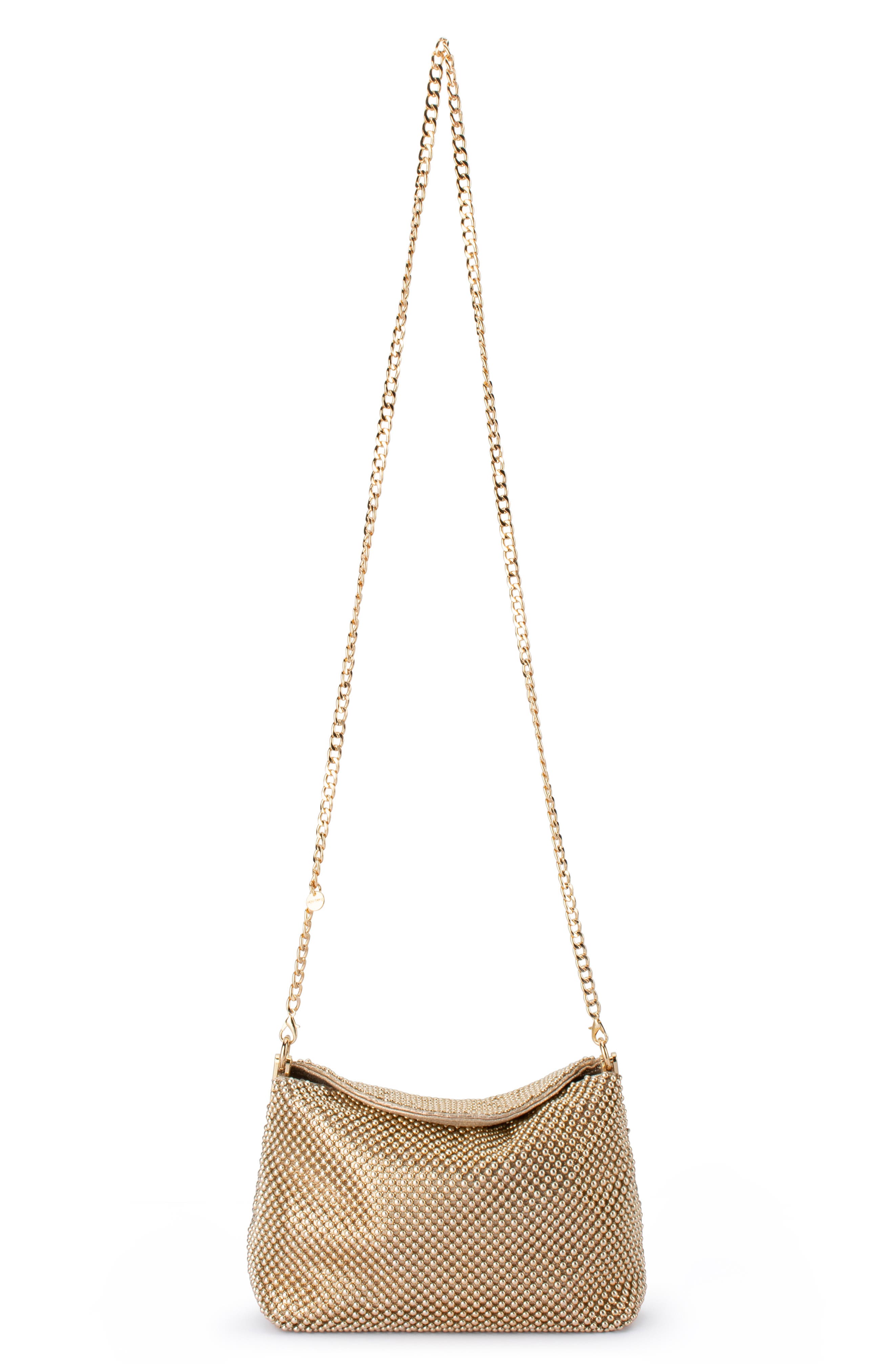 Женские сумки Olga Berg Skylar Ball Mesh Shoulder Bag — фото 8