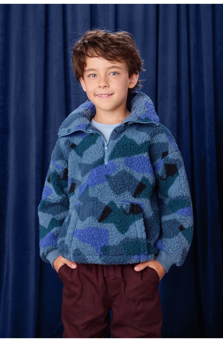 Tea Collection Teddy Fleece Pullover, Alternate, color,