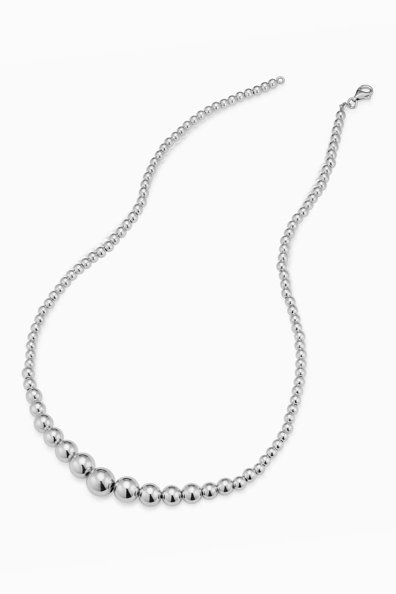 Sterling Silver Belle of the Ball Neckace, Alternate, color, Silver