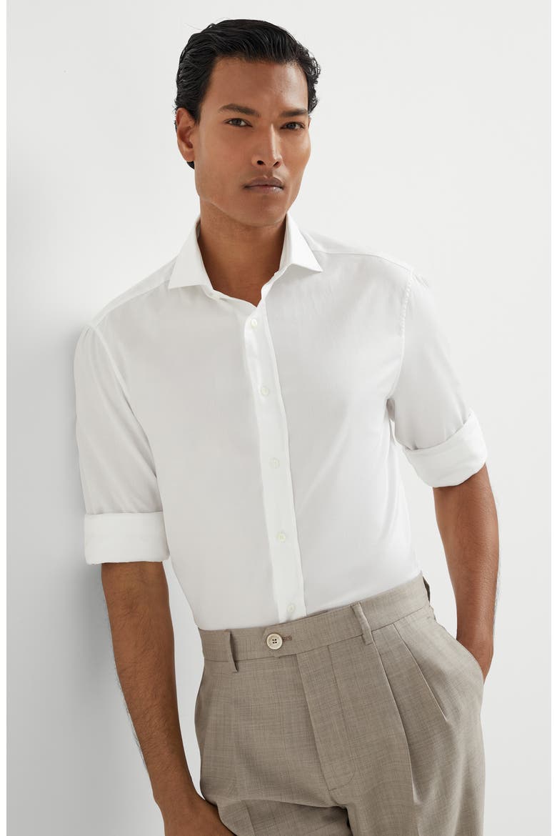 Slim fit shirt, Alternate, color, White