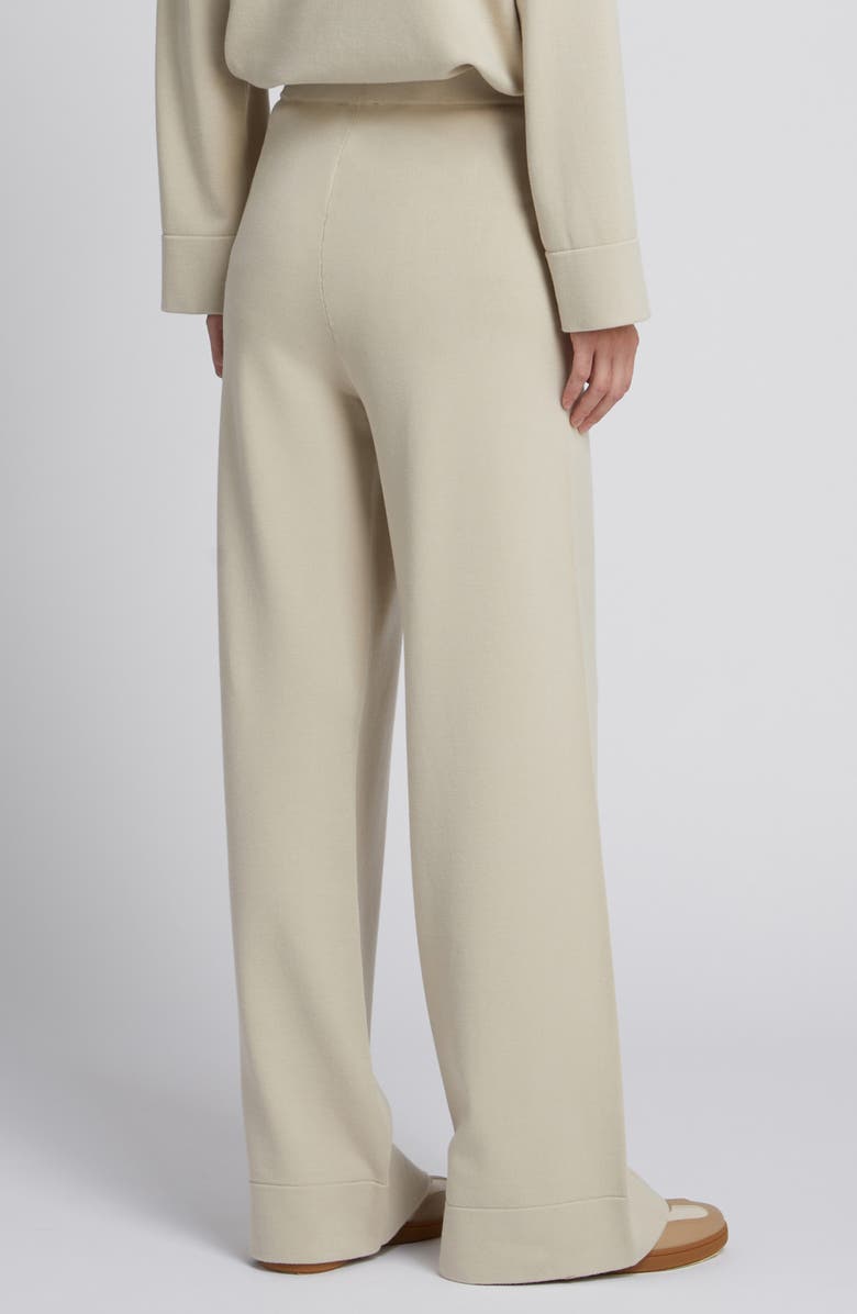 MM by Max Mara Rum Wide Leg Pants, Alternate, color, Ivory