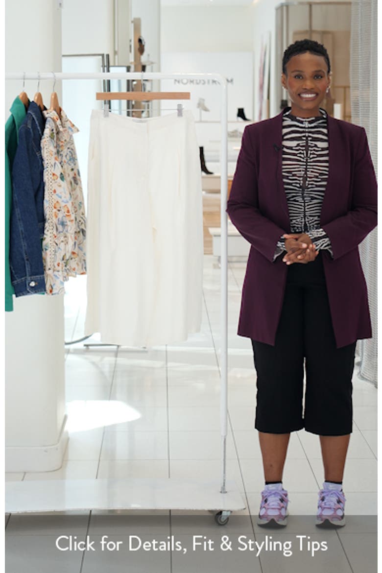 Linen Blend Culottes video