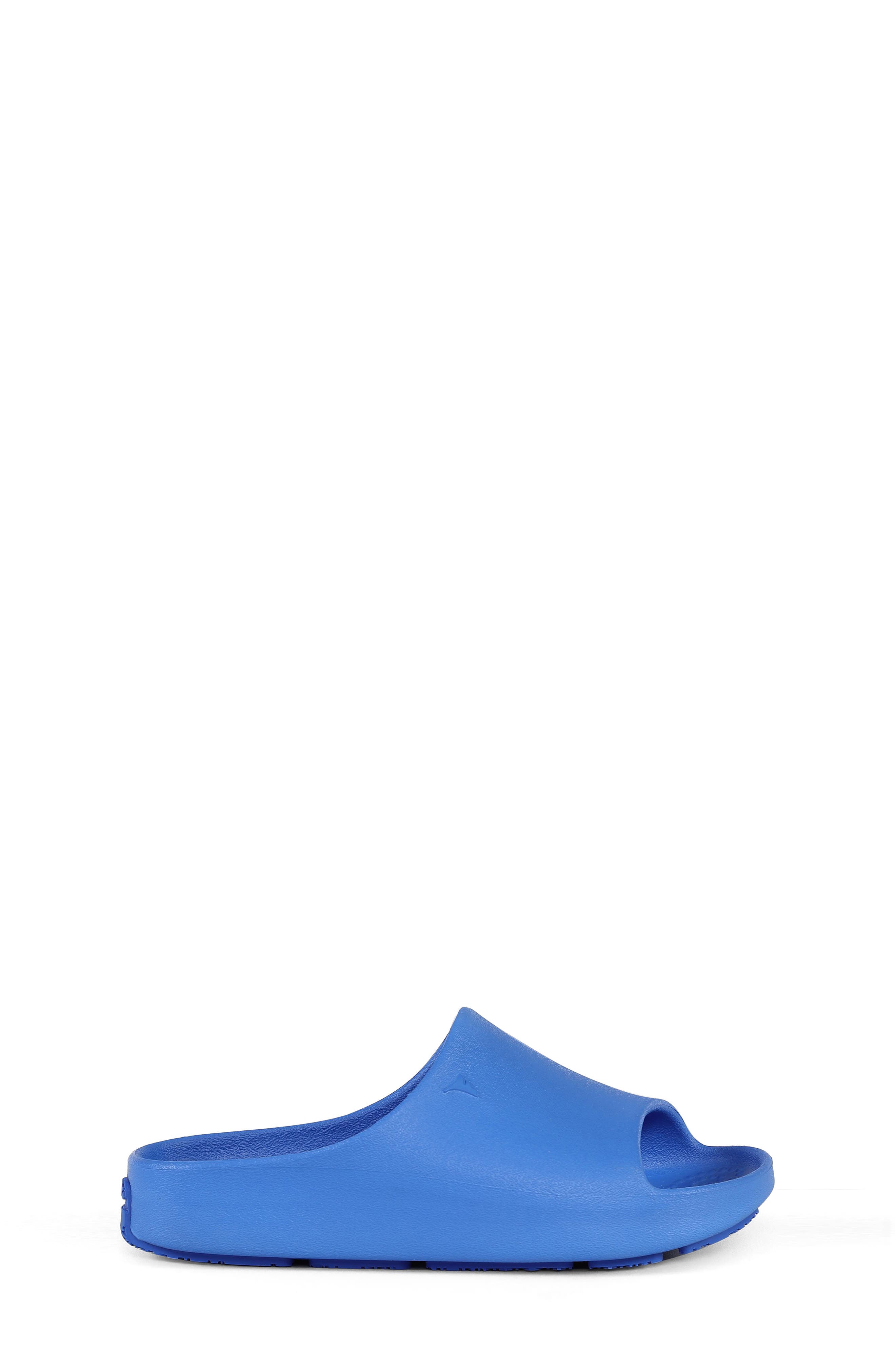 Kids' Lane Waterproof Slide Sandal, Alternate, color, BRIGHT BLUE/BLUE
