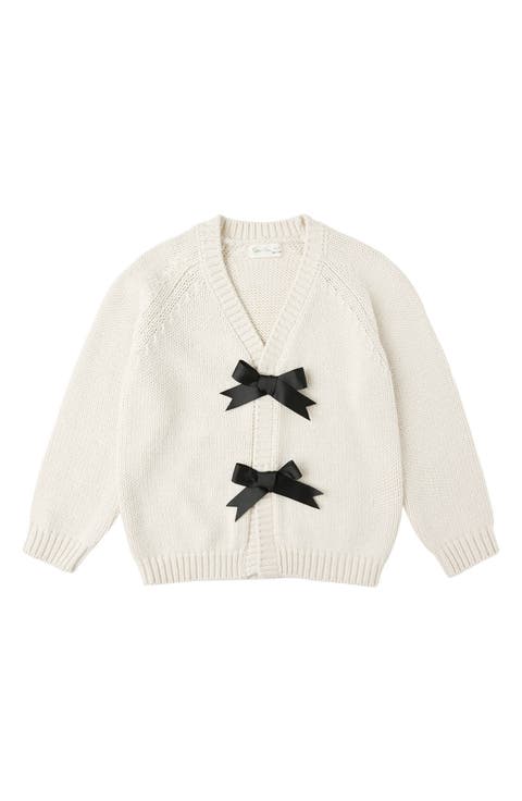 Kids' Bow Cardigan