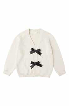 Kids' Bow Cardigan