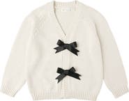 Rylee + Cru Kids' Bow Cardigan