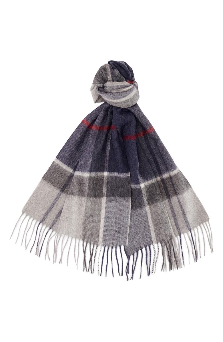 Barbour Carrb Tartan Wool & Cashmere Scarf, Alternate, color, 