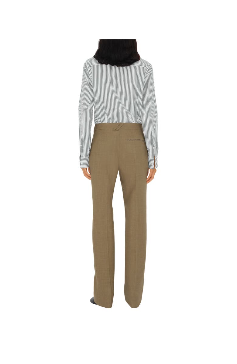 Burberry Wool Tailored Trousers, Alternate, color, Linden/Mountain
