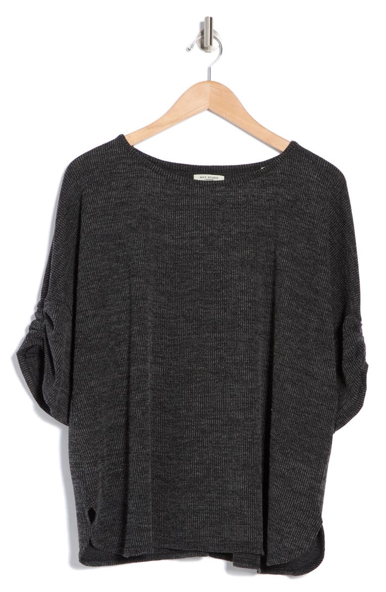 MAX STUDIO Ribbed Dolman Sleeve Sweater, Alternate, color,