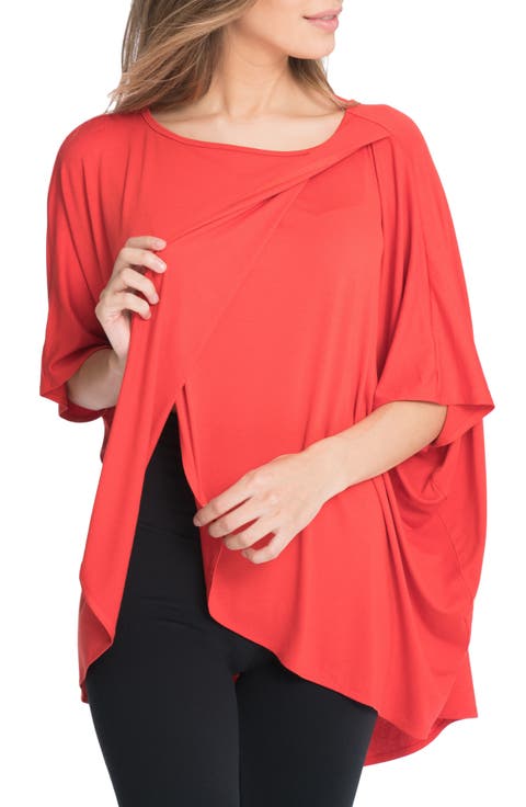 Draped Maternity/Nursing Top