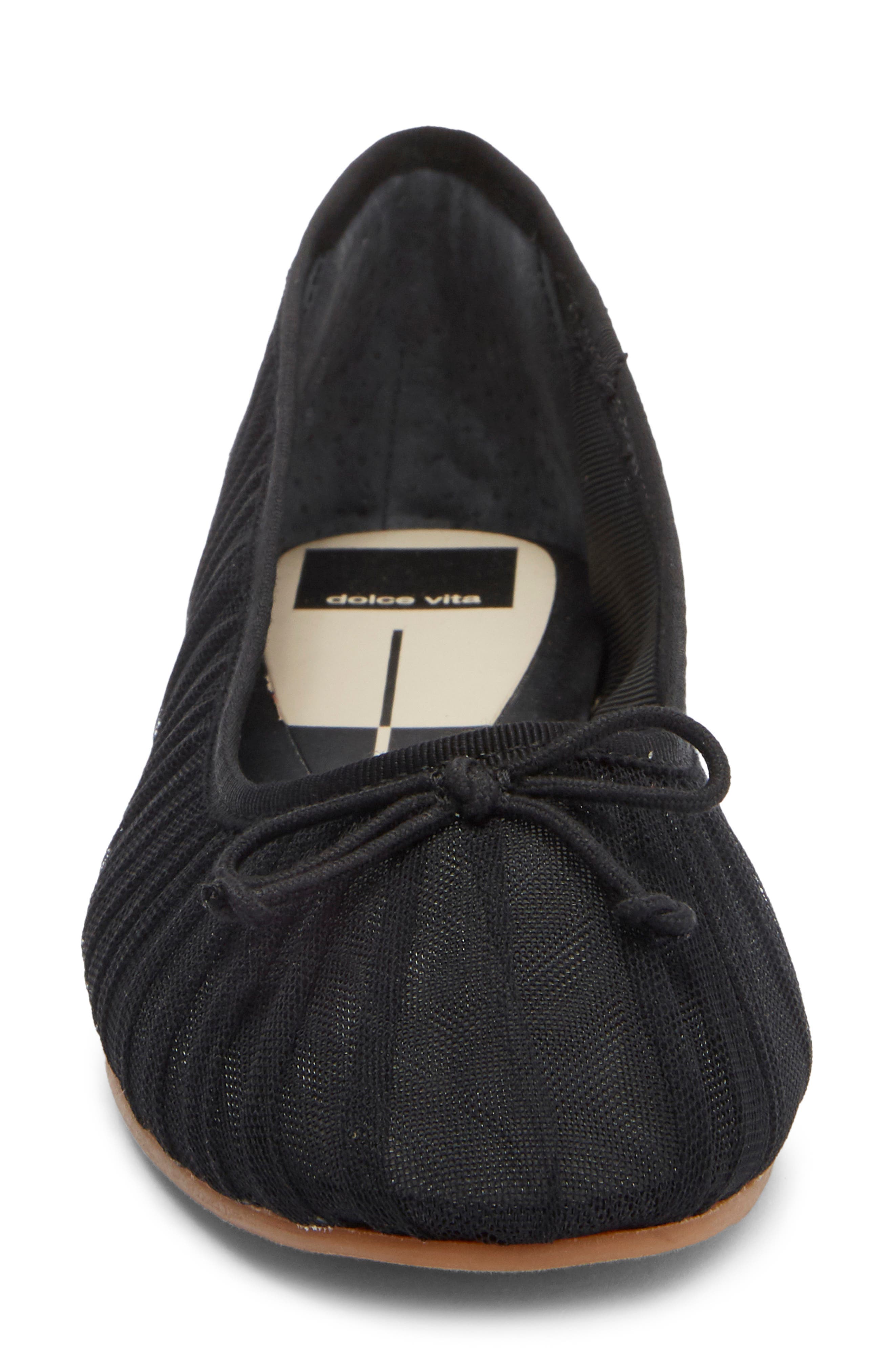 Dolce Vita Cianna Ballet Flat, Alternate, color, Onyx Tulle
