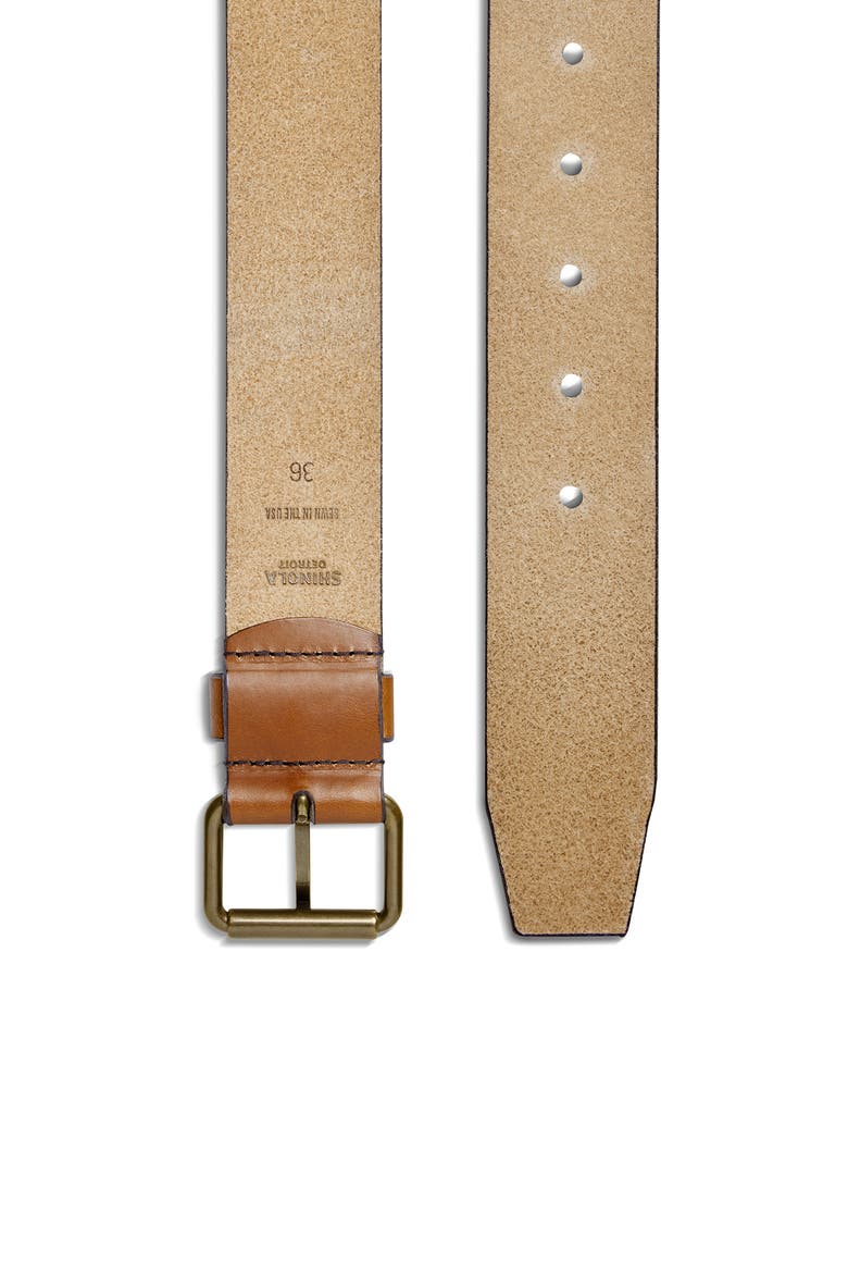 Rambler Leather Belt, Alternate, color, TAN
