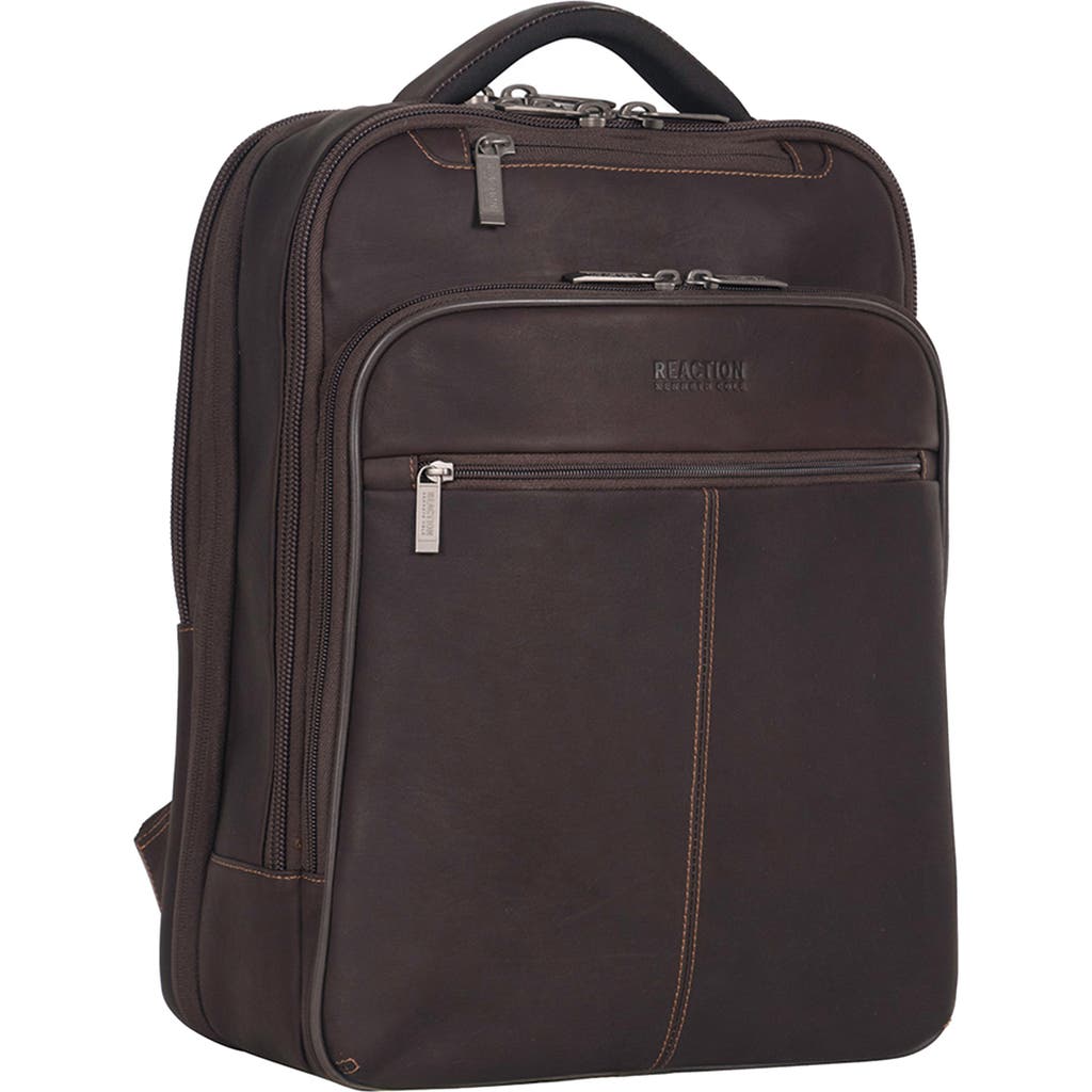 Kenneth Cole Colombian Leather Backpack in Brown at Nordstrom Rack