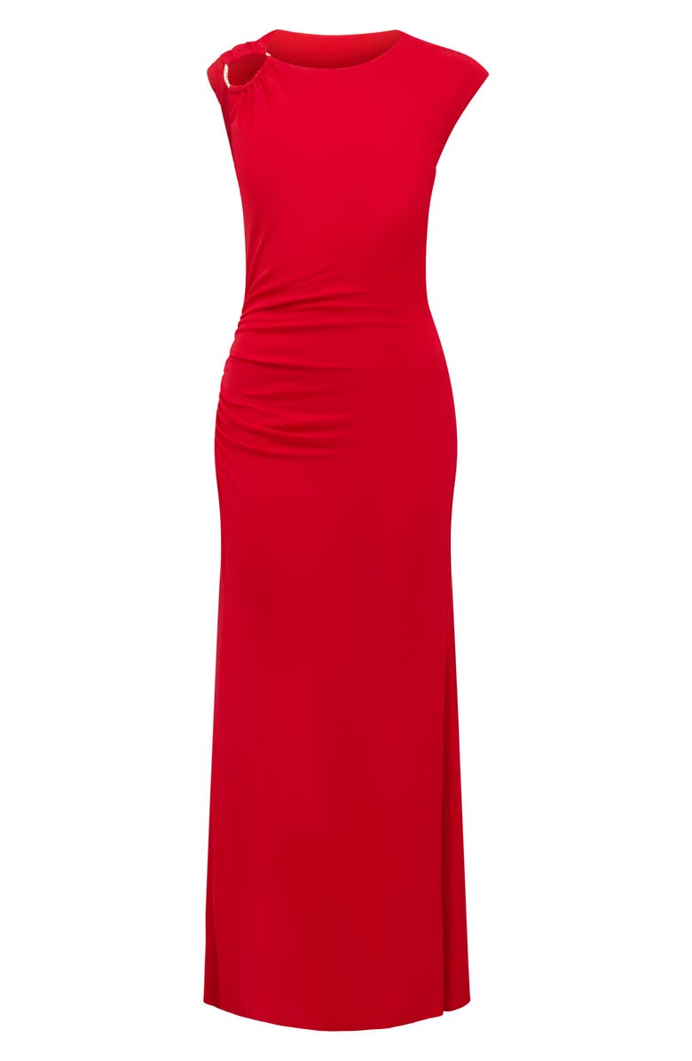 Ever New Alyssa Jersey Maxi Dress, Alternate, color, Red