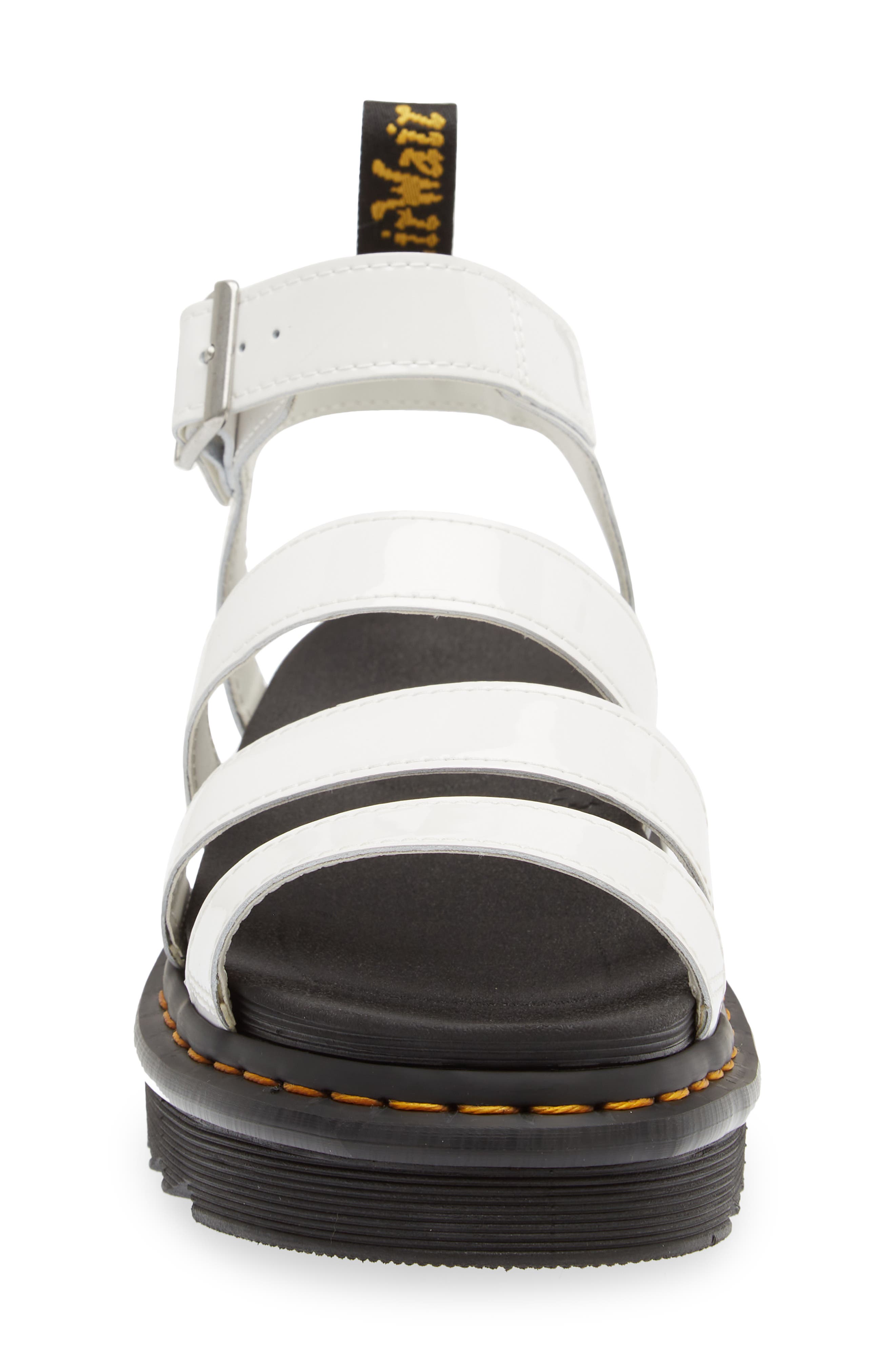 Blaire Strap Sandal, Alternate, color, WHITE PATENT