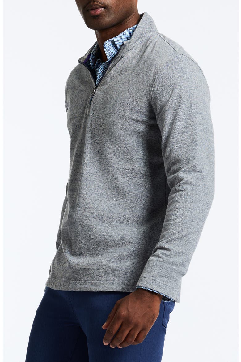Hobson Quarter Zip Pullover, Alternate, color, NAVY