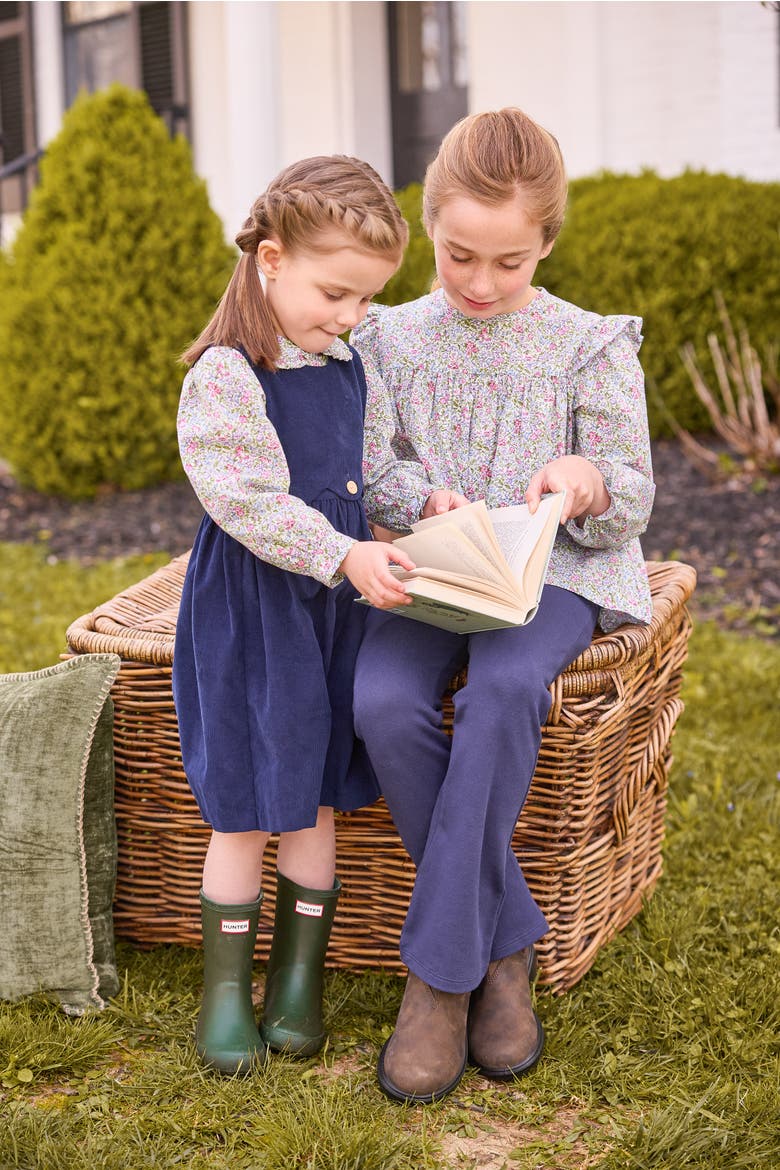 Kids' Button Panel Jumper, Alternate, color, Navy Corduroy