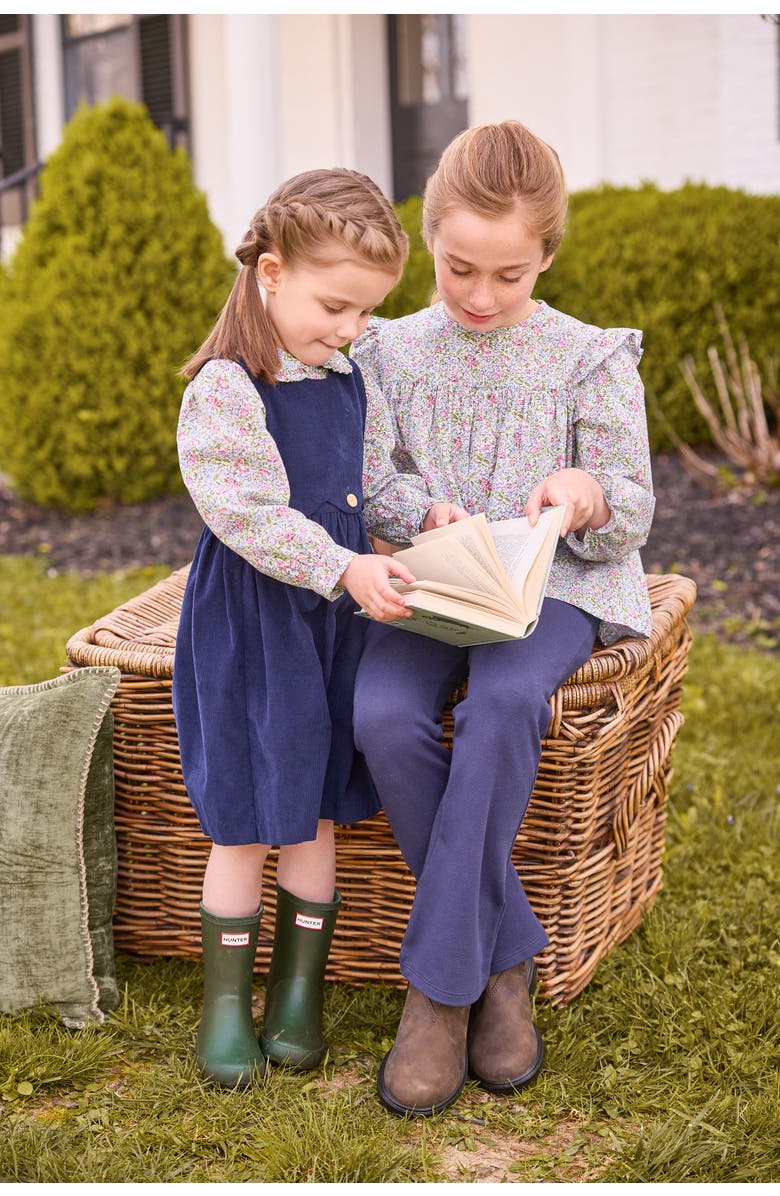 Little English Kids' Button Panel Jumper, Alternate, color, Navy Corduroy