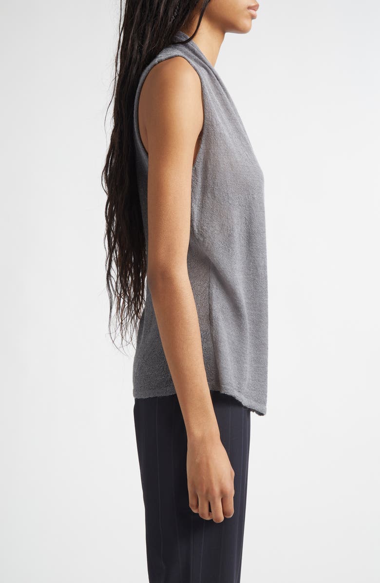 Paloma Wool Sans Baby Alpaca & Merino Wool Blend Wrap Top, Alternate, color, Grey