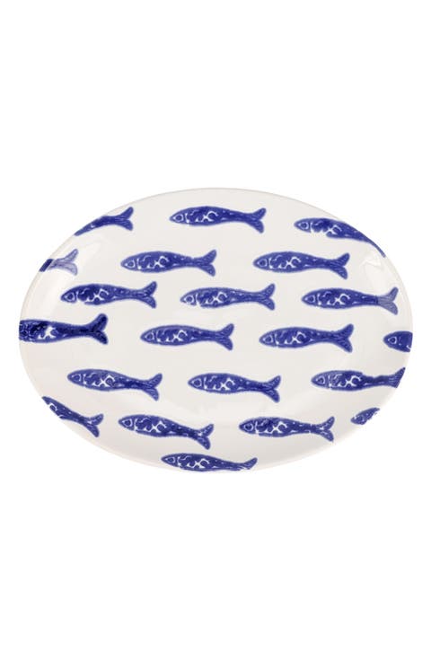 Santorini Fish Oval Platter