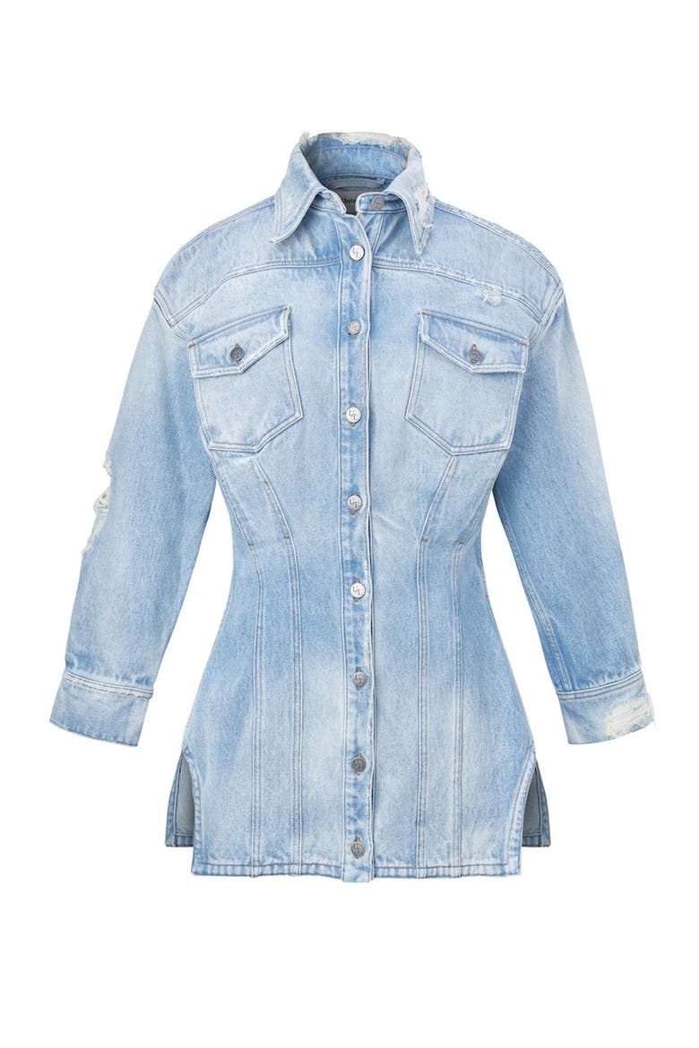 Si Si Shacket, Main, color, Blue