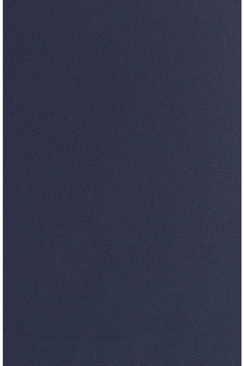 Jonathan Simkhai Stapled Crepe T-Shirt Dress, Alternate, color, MIDNIGHT
