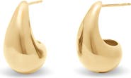 Brook and York Farrah Teardrop Hoop Earrings