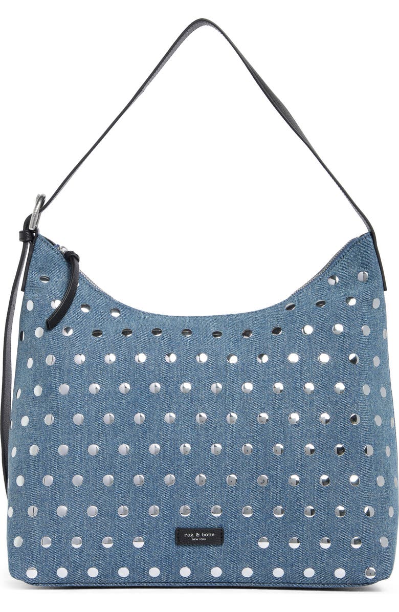 rag & bone Williamsburg Hobo Shoulder Bag, Main, color, Den