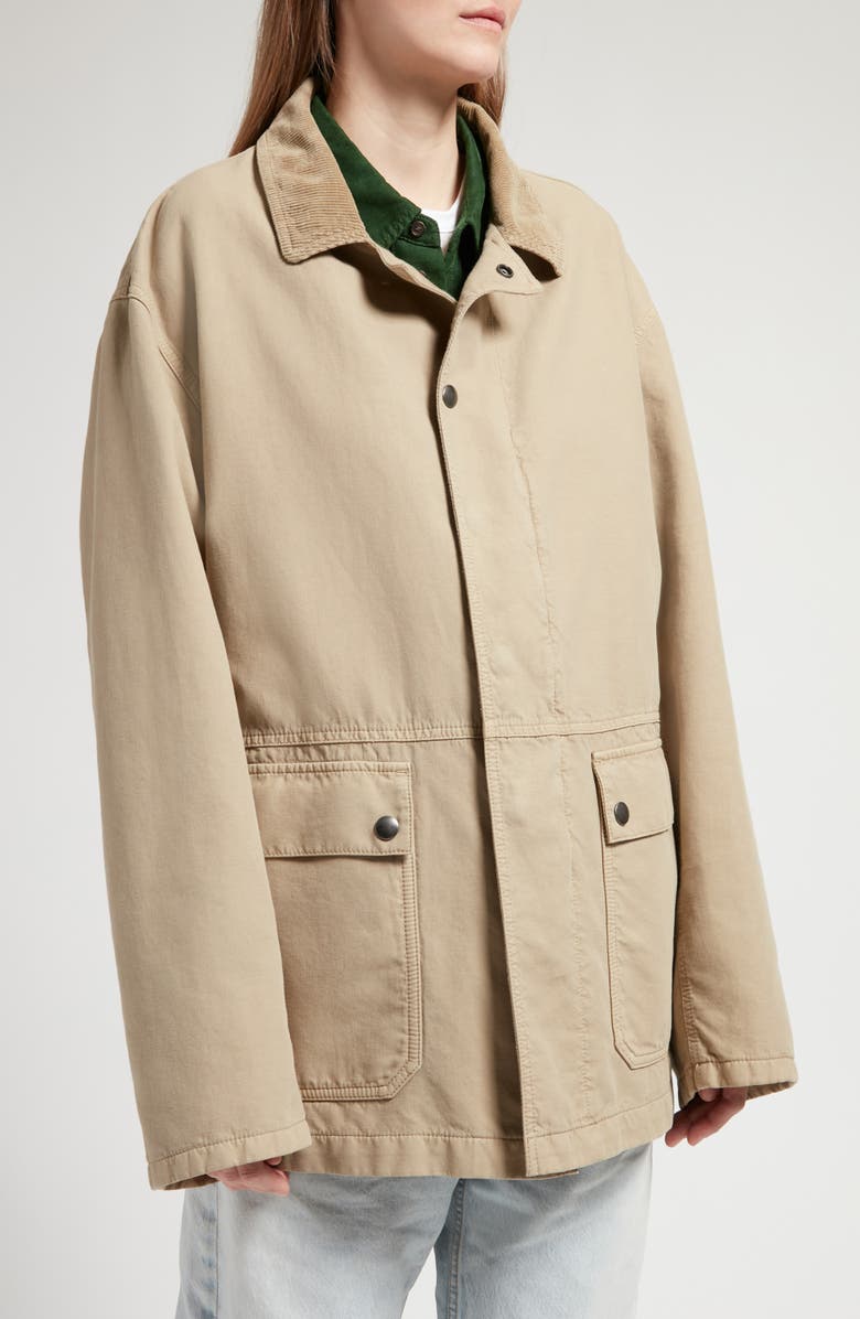 The Row Frank Cotton Twill Chore Jacket, Alternate, color,