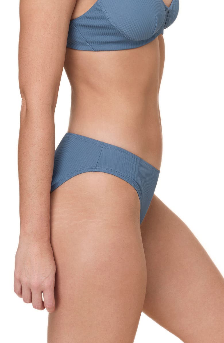 Andie Hipster Rib Bikini Bottoms, Alternate, color, 