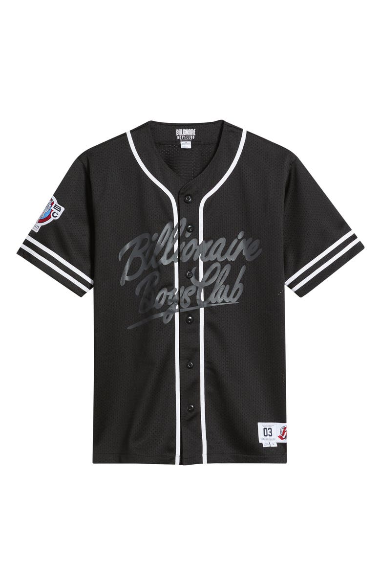 Billionaire Boys Club Big Chew Baseball Shirt, Main, color, Black