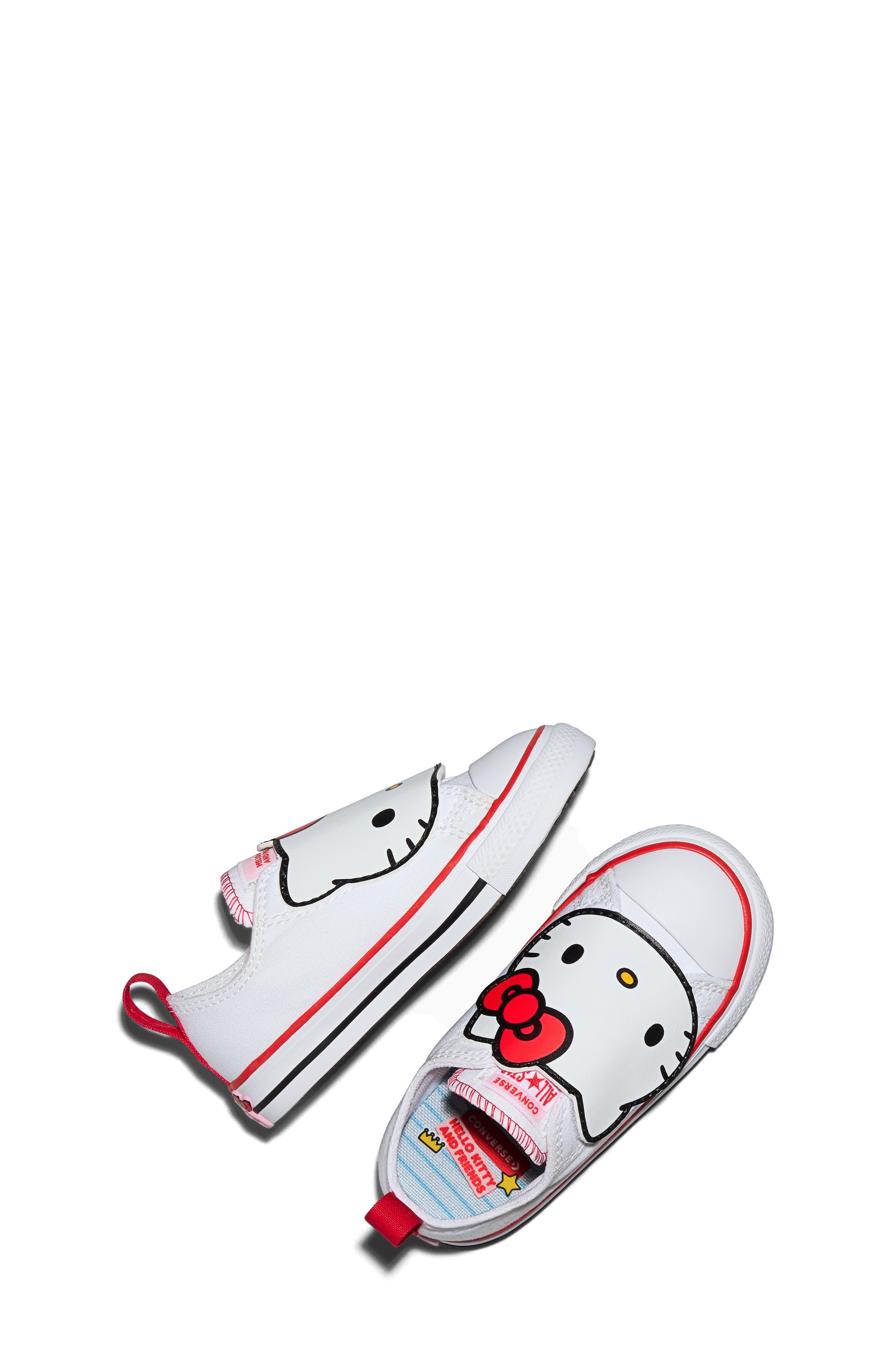 Converse Hello Kitty Chuck Taylor<sup>®</sup> All Star<sup>®</sup> 2V Sneaker, Alternate, color, 