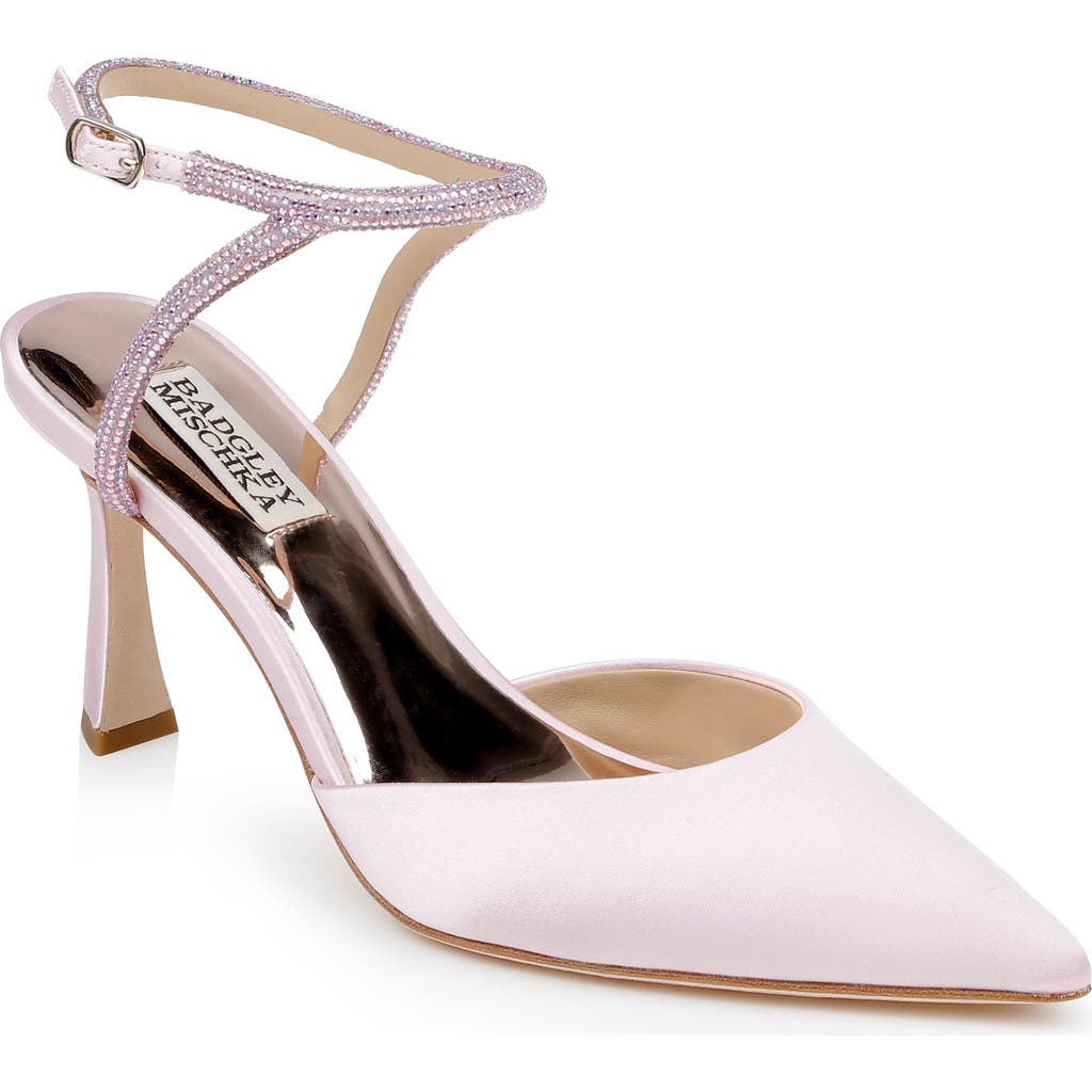 BADGLEY MISCHKA BADGLEY MISCHKA BRIDAL BADGLEY MISCHKA COLLECTION KAMILAH ANKLE STRAP PUMP