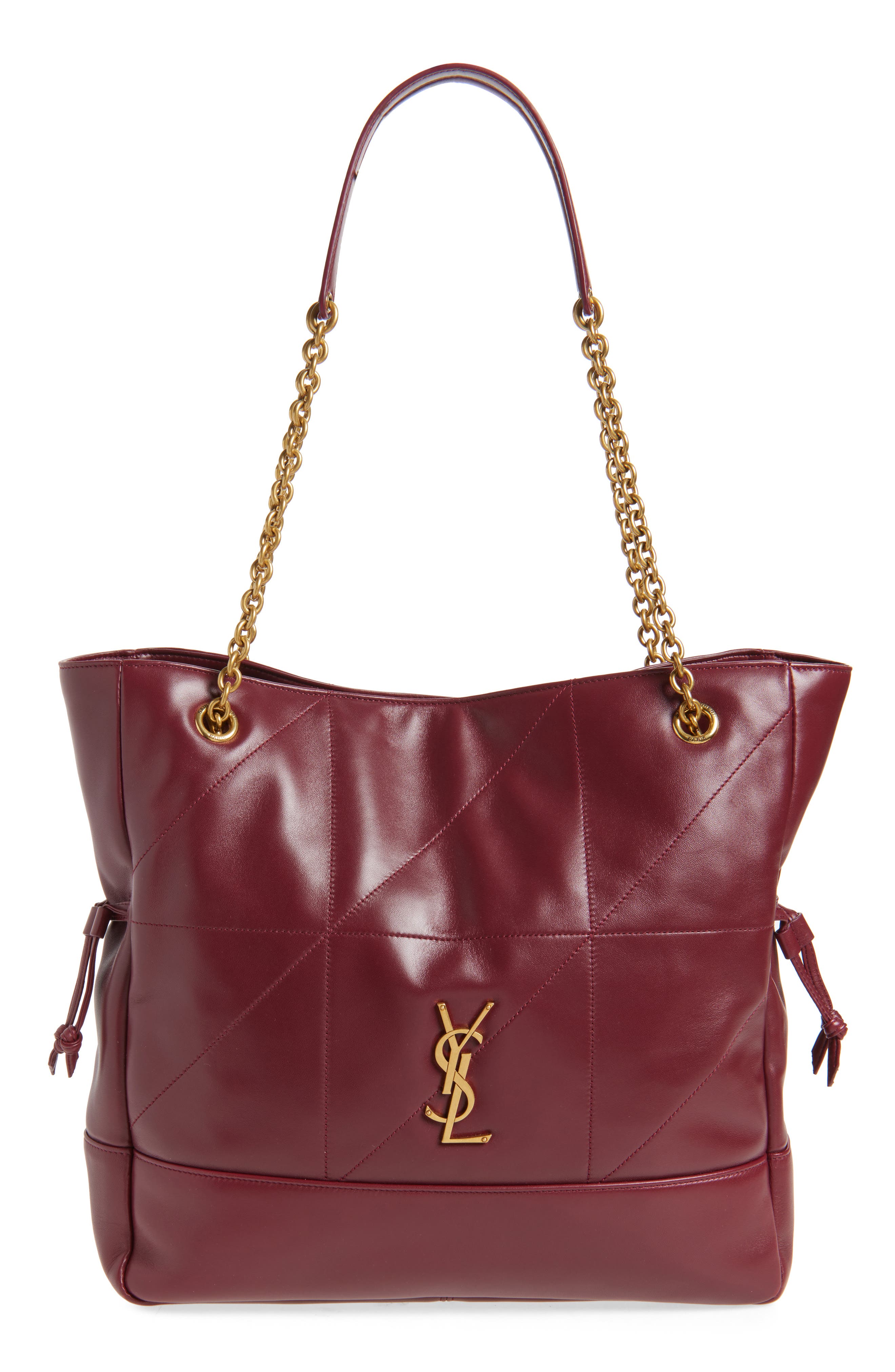 Saint Laurent Jamie 4.3 Patchwork Leather Shopper, Main, color, 