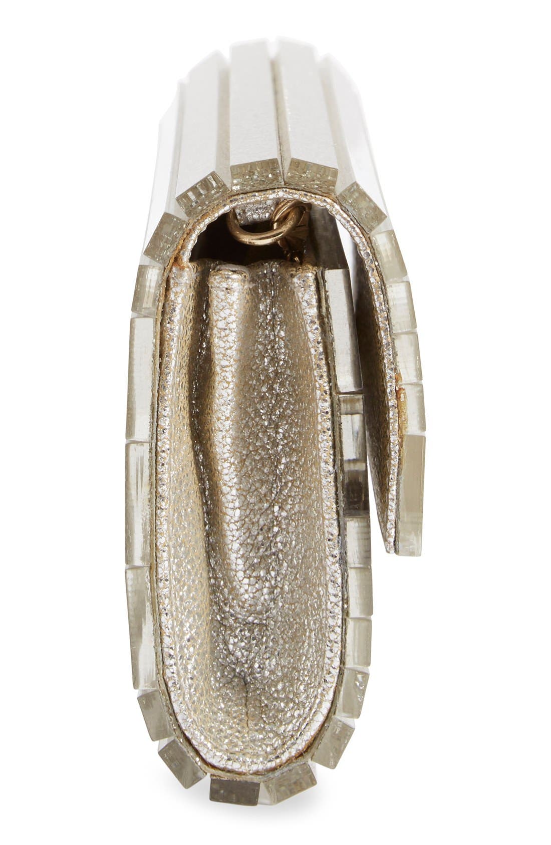 Jimmy Choo Sweetie Glitter Acrylic Clutch, Alternate, color, 