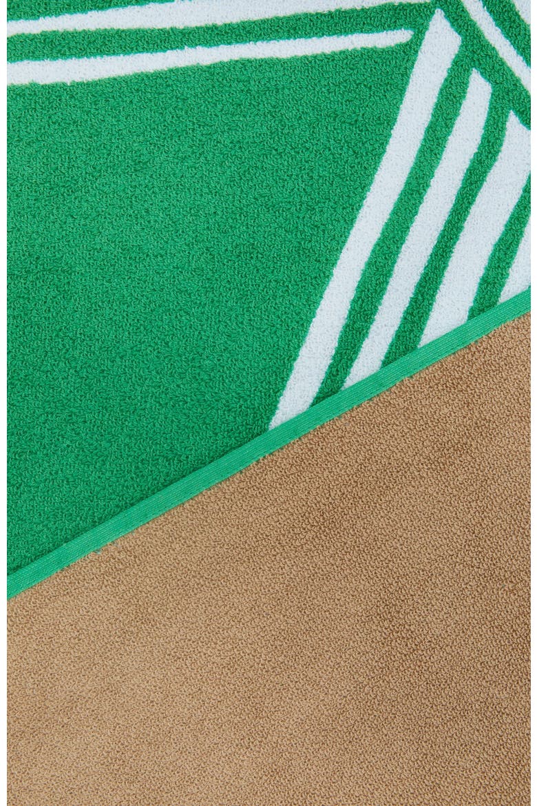Nastri 180x100 Cm Cotton Terry Beach Towel, Alternate, color, Green