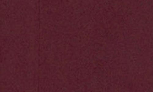 & Other Stories Ruffle Slit Front Semisheer Top In Burgundy