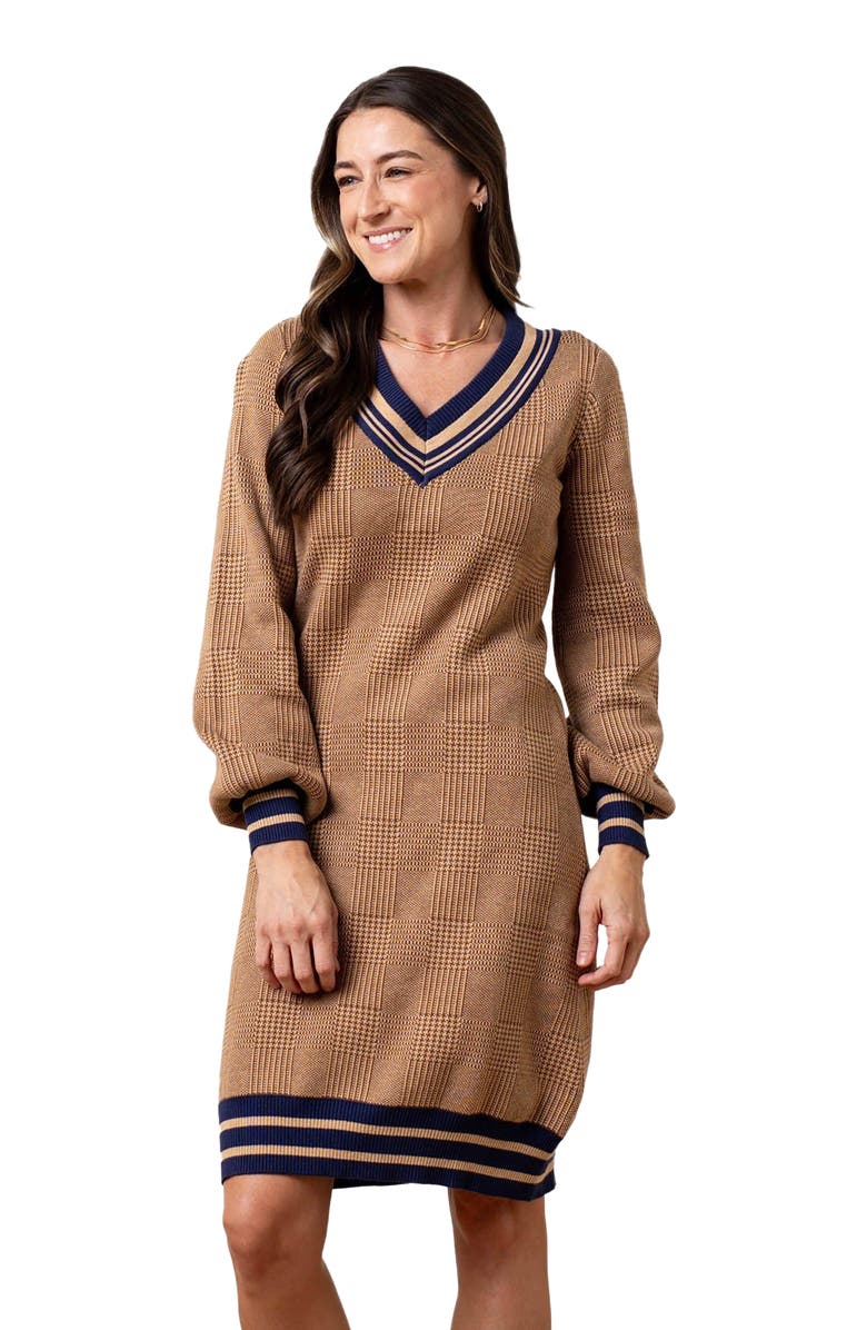 Hope & Henry Women's Organic Intarsia Cricket Sweater Dress, Main, color, 