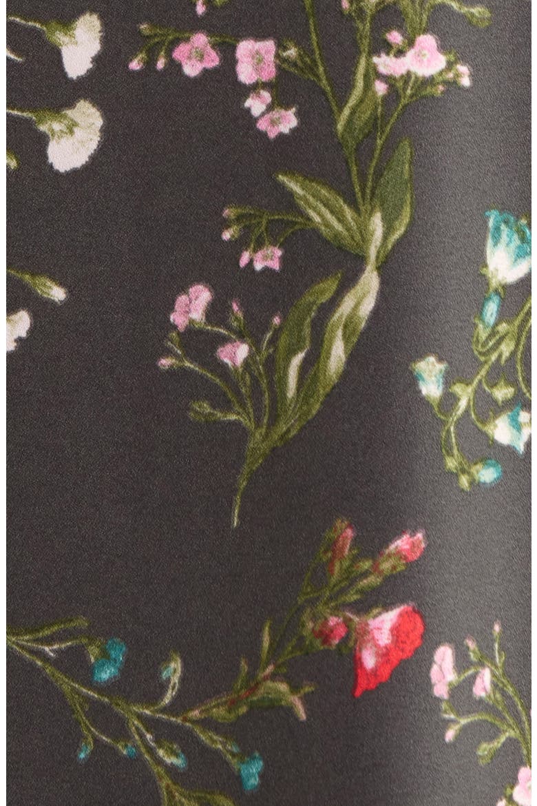 Jilly Floral Print Puff Sleeve Shift Dress, Alternate, color, GREEN-MULTI