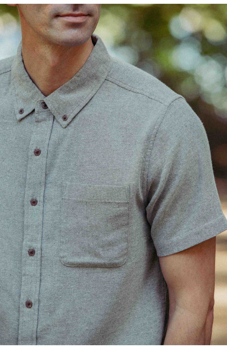 Bridge & Burn Bryce Shirt, Alternate, color, Olive Twill