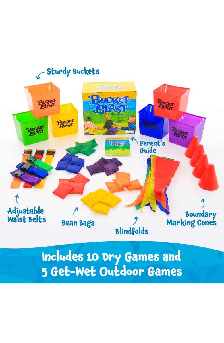 Zobmondo!! Bucket Blast by Zobmondo!! Award Winning Kids Game, Alternate, color, Multicolored