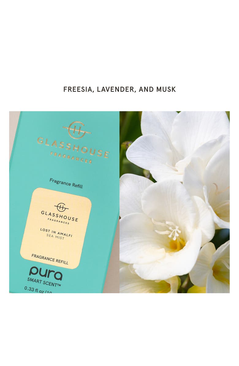 PURA x Glasshouse Lost in Amalfi Smart Fragrance Diffuser Refill, Alternate, color,
