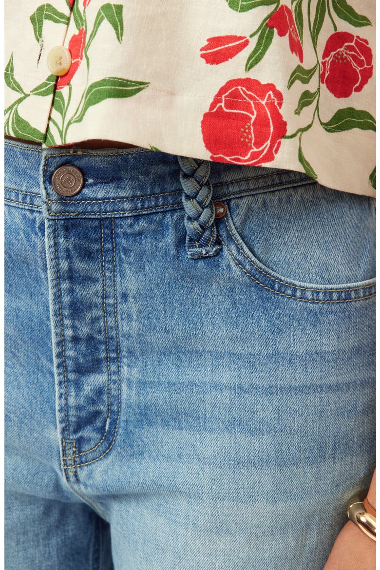 The Wave Crop Wide Leg Jeans, Alternate, color, DRESS YOU UP