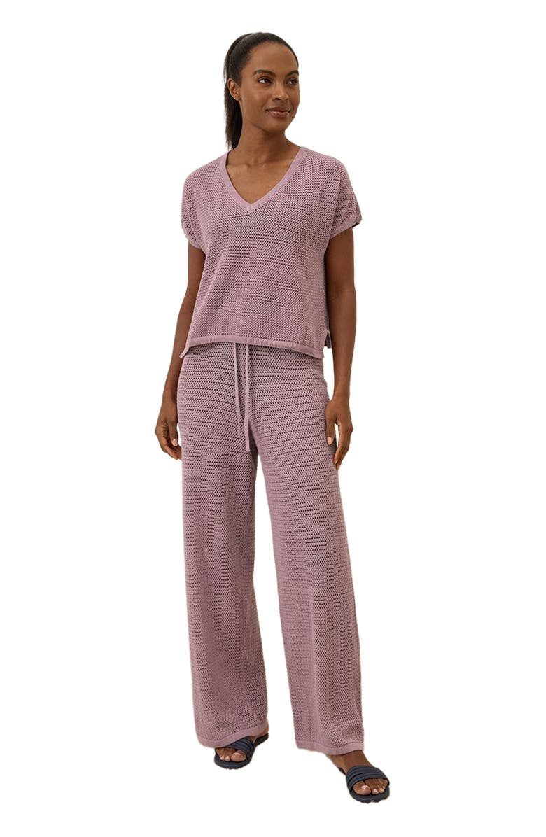 Pact Beachside Linen Pant Made with Organic Cotton, Main, color, Lavender Haze