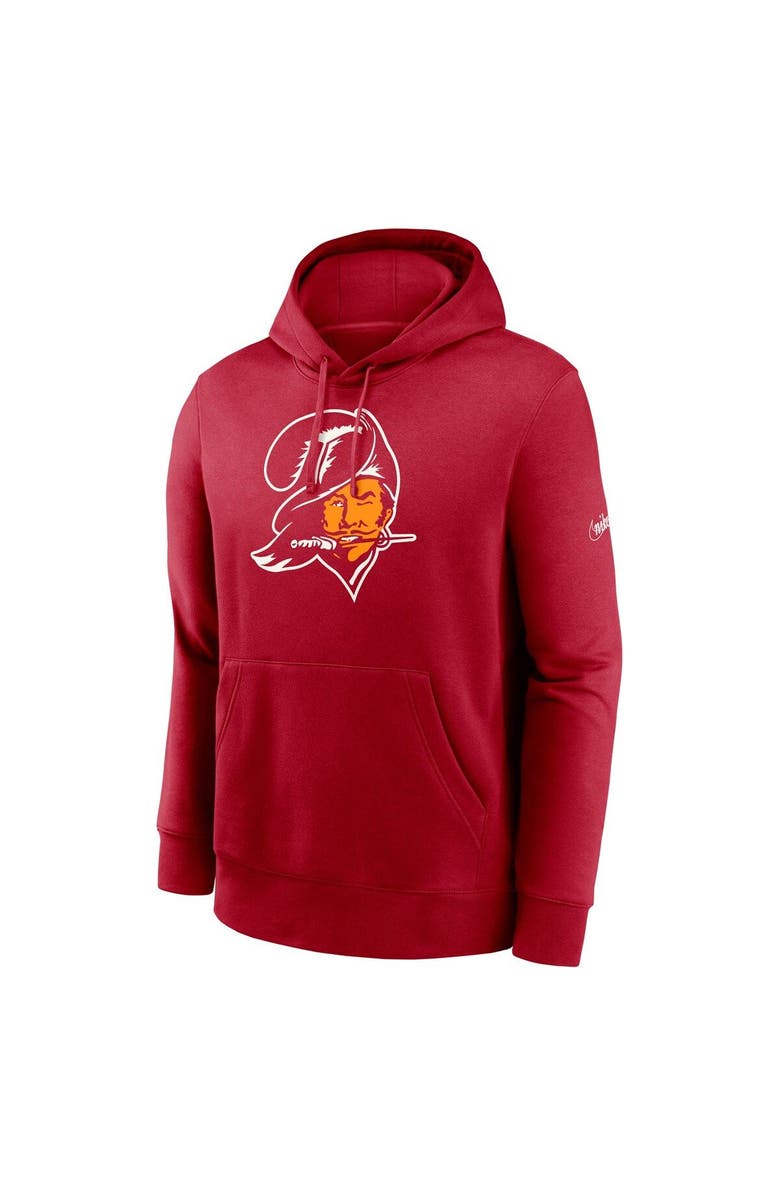 Nike Men's Nike Red Tampa Bay Buccaneers Rewind Club Pullover Hoodie, Alternate, color, Red