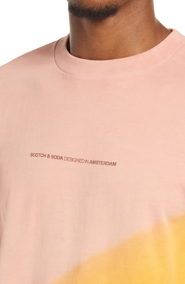 Scotch & Soda Men's Gradient Tie Dye T-Shirt, Alternate, color, 