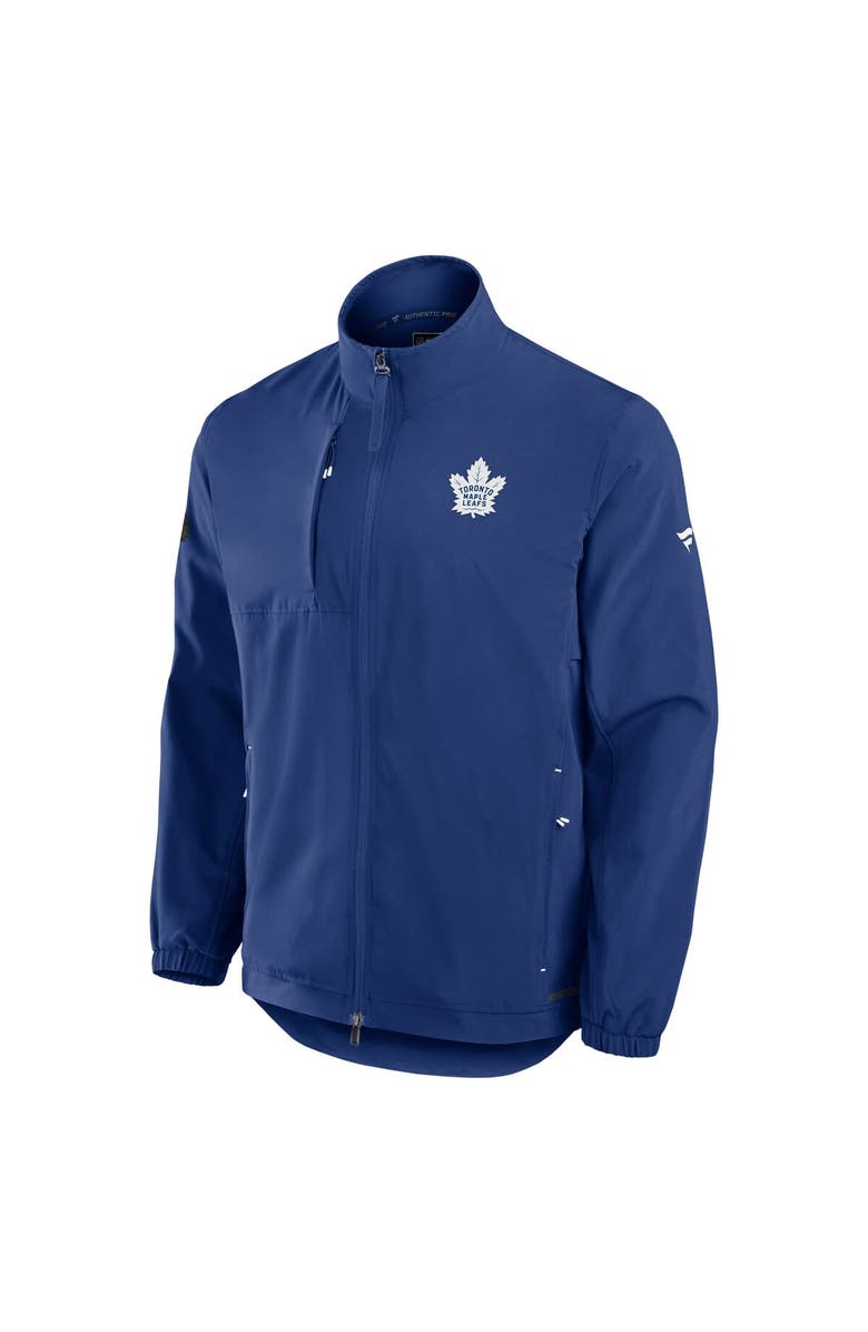 FANATICS Men's Fanatics Cobalt Toronto Maple Leafs Authentic Pro Rink Coaches Full-Zip Jacket, Alternate, color, Cobalt