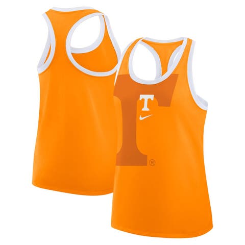 Women's Nike Tennessee Orange Tennessee Volunteers Primetime Tri-Blend Racerback Tank Top
